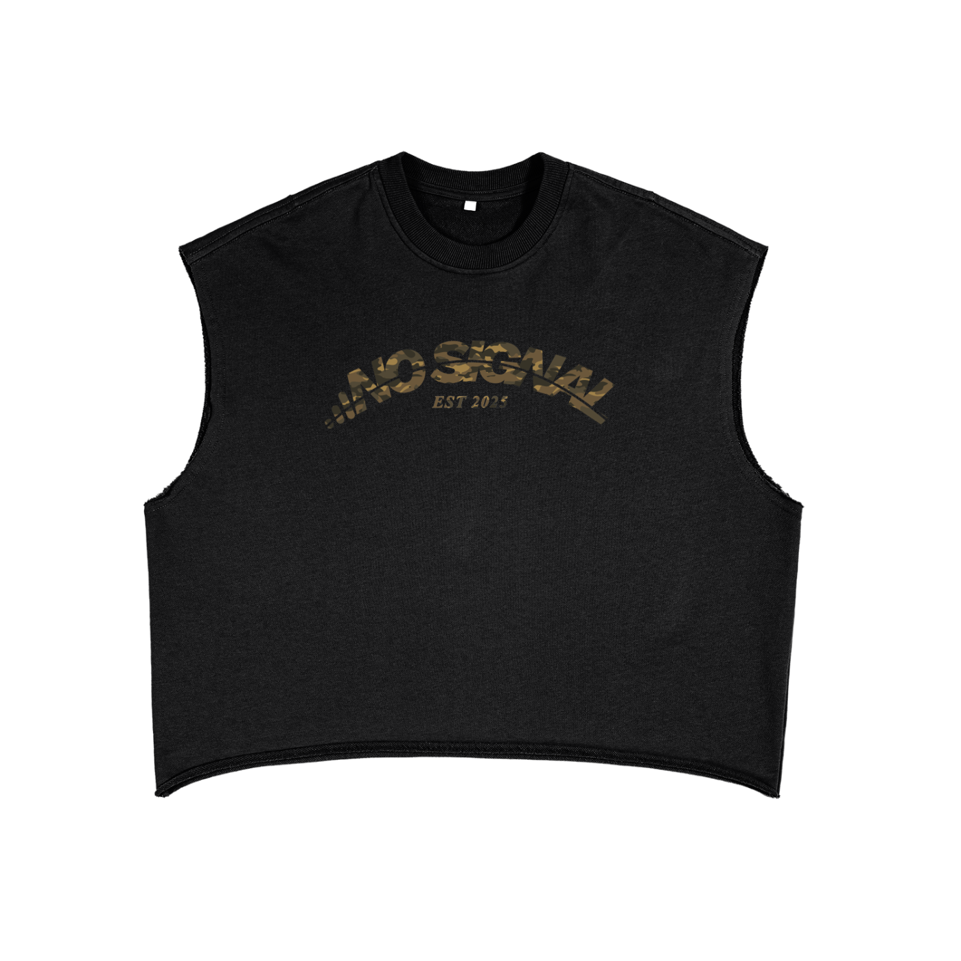 NO SIGNAL BOXY TANK TOP