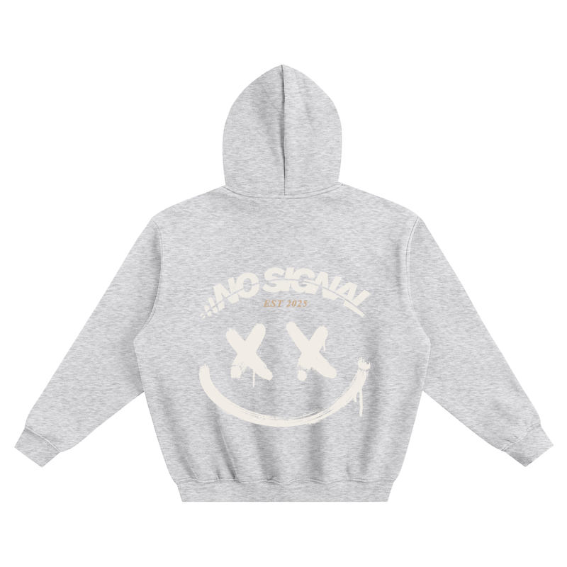 NO SIGNAL :) BOXY HOODIE