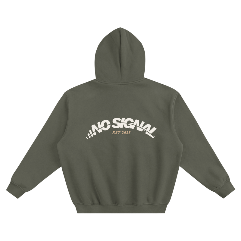 NO SIGNAL BOXY HOODIE