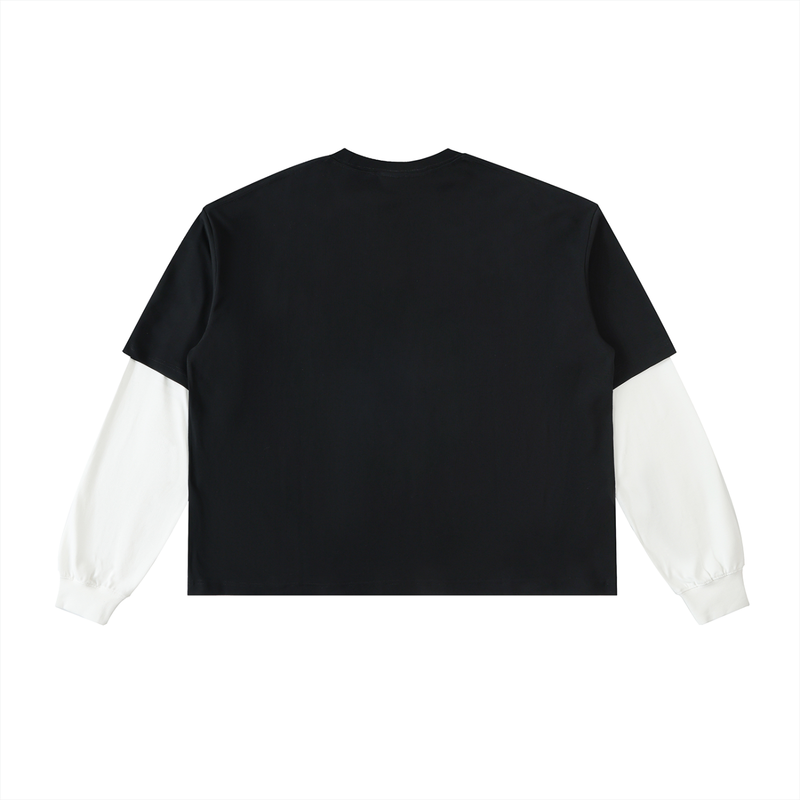 NO SIGNAL LAYERED TEE SHIRT